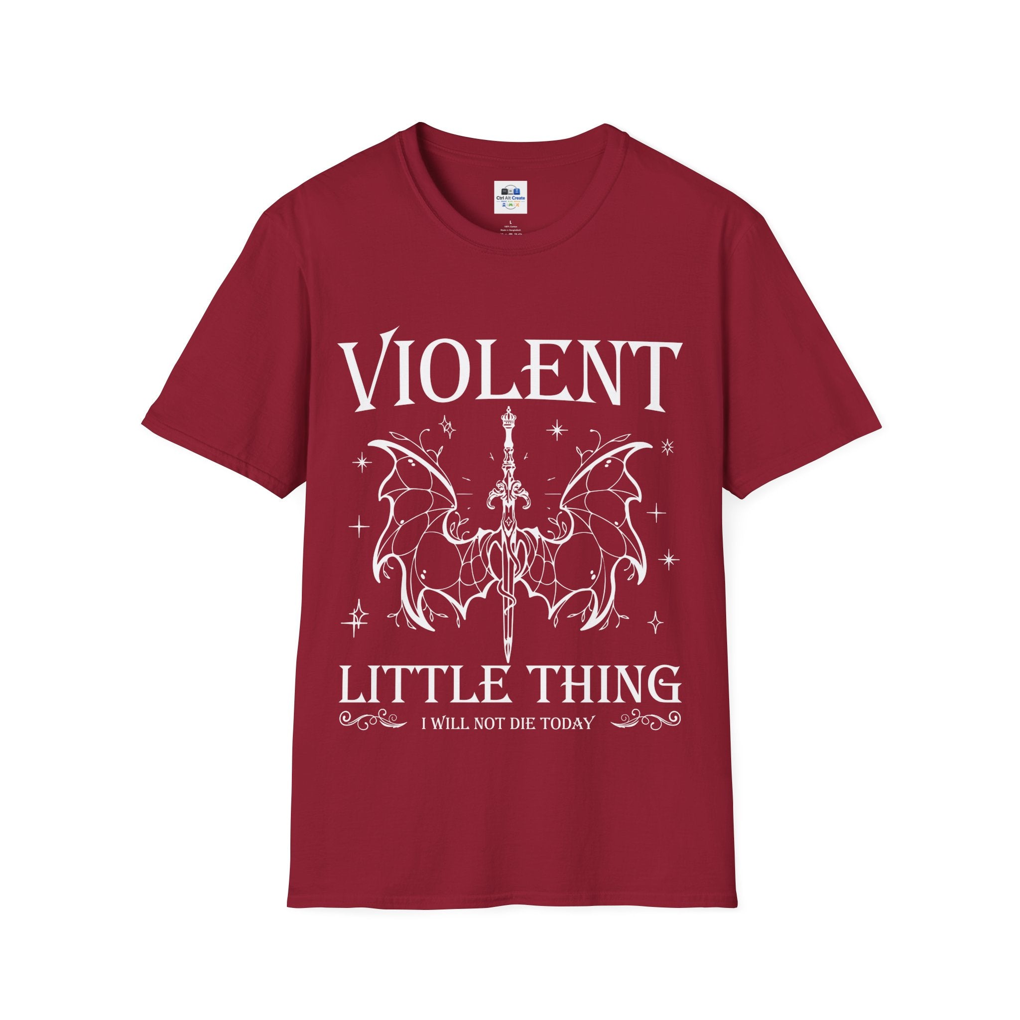 Violent Little Thing — Fourth‑Wing‑Inspired Tee