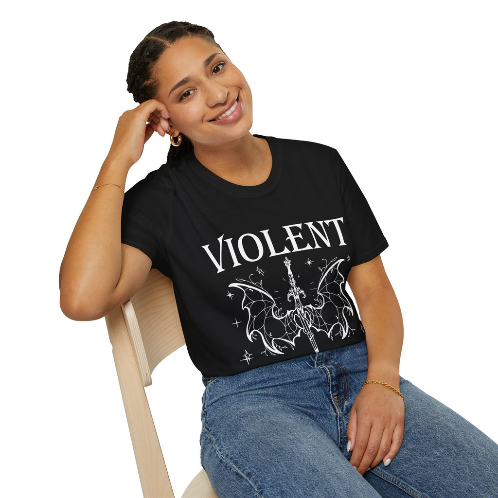 Violent Little Thing — Fourth‑Wing‑Inspired Tee