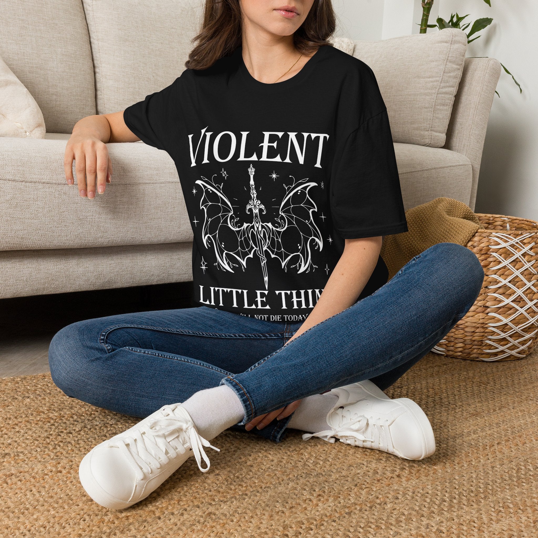 Violent Little Thing — Fourth‑Wing‑Inspired Tee