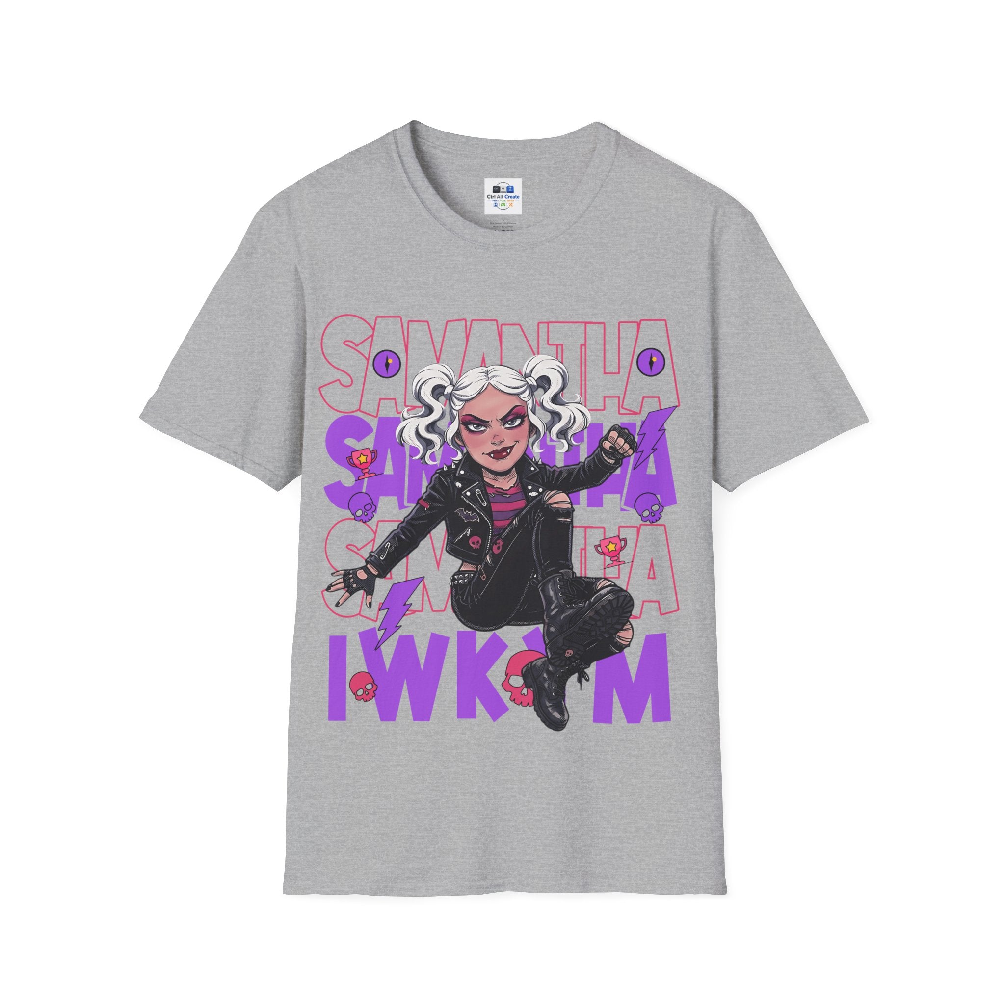 “SAMANTHA — IWKYM” — Dungeon Crawler Carl Homage Tee