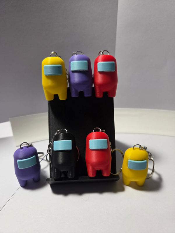 Among Us Inspired Crewmate 3D Printed Keyring