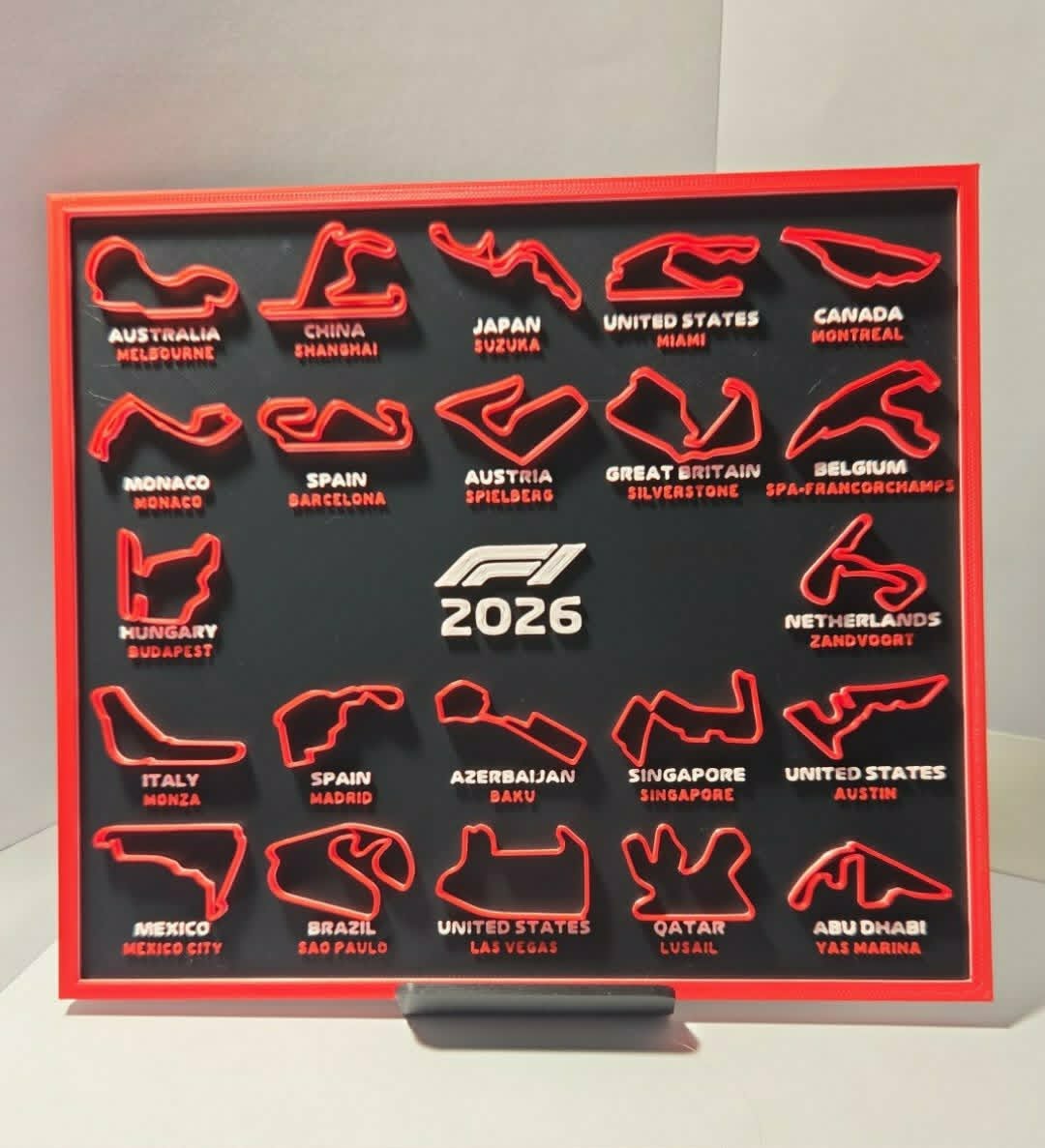 F1 Track Calendar