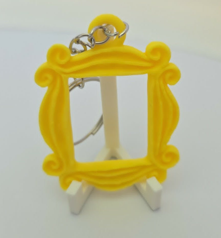 Friends-inspired yellow frame Keyring