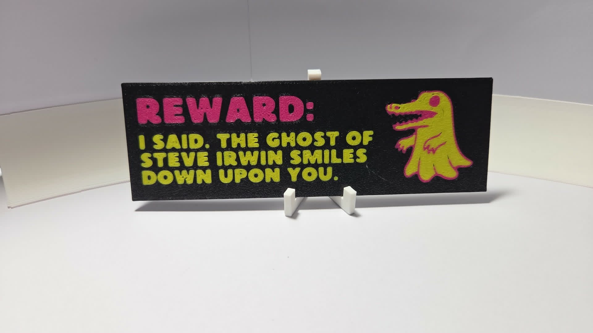 The Ghost of Steve Irwin Smiles Down Upon You Bookmark