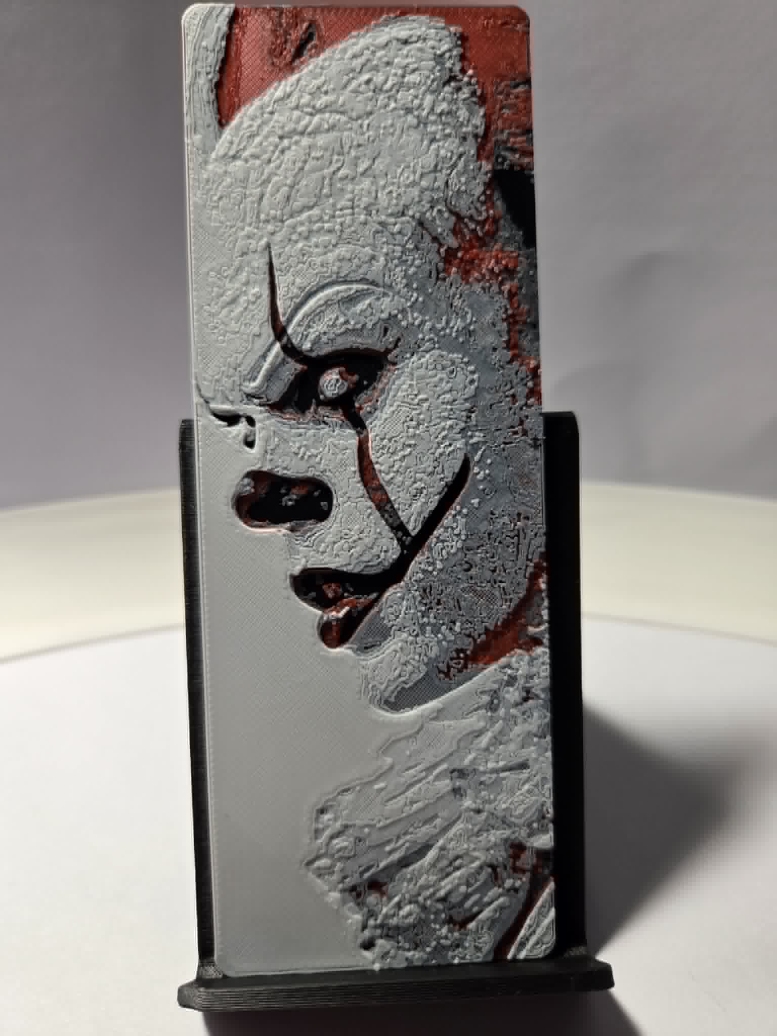 Pennywise Face Inspired Bookmark