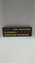 Deceased Crawler Inspired 3D Printed Bookmark – Dungeon Crawler Carl