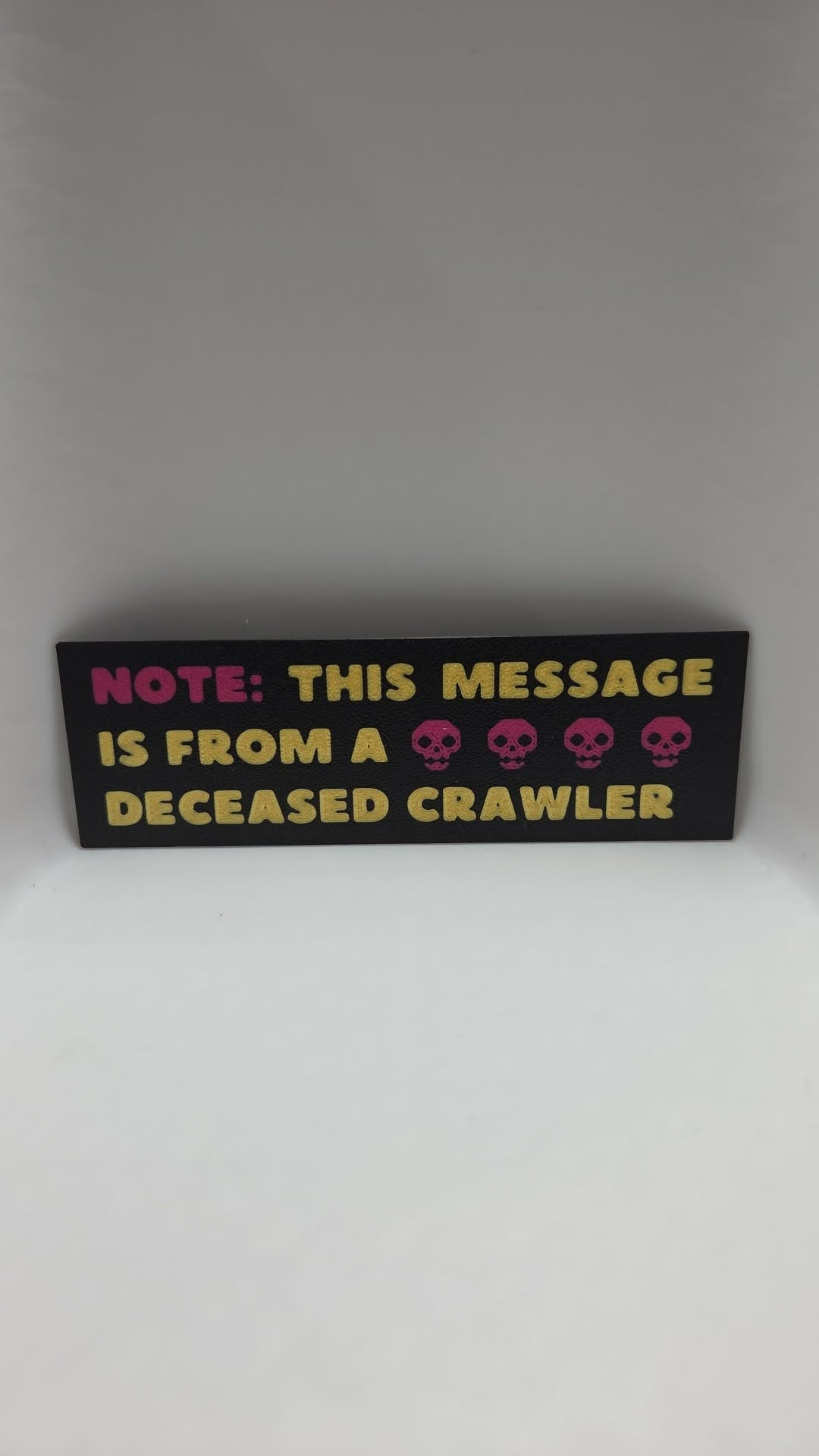 Deceased Crawler Inspired 3D Printed Bookmark – Dungeon Crawler Carl
