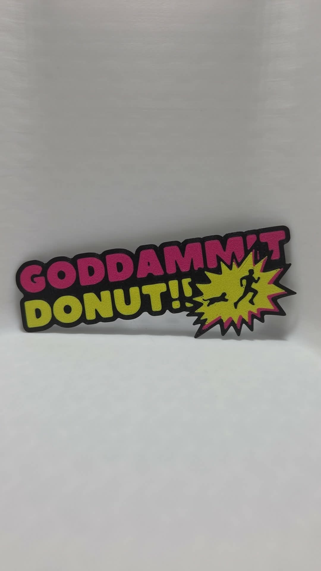 Goddammit Donut!! 3D Printed Bookmark – Dungeon Crawler Carl Inspired