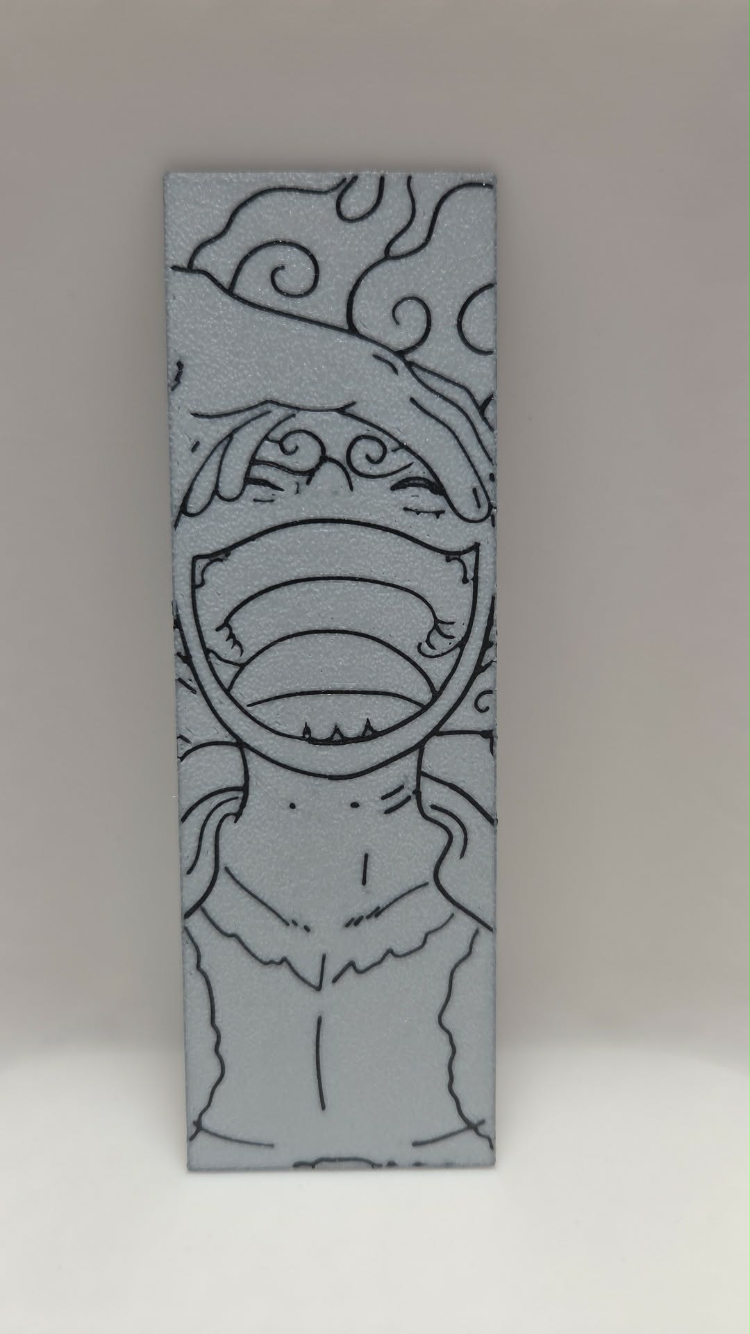 Gear 5 Luffy Inspired 3D Printed Bookmark – One Piece Anime Bookmark